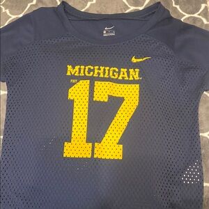 Nike Michigan Blue Mesh Jersey